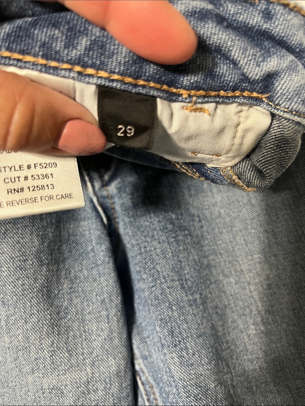 Flying Monkey Light Blue Distressed Ankle Jeans - Picture 9 of 10